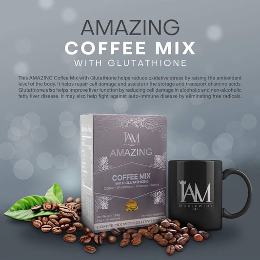 Increíble mezcla de café con glutatión