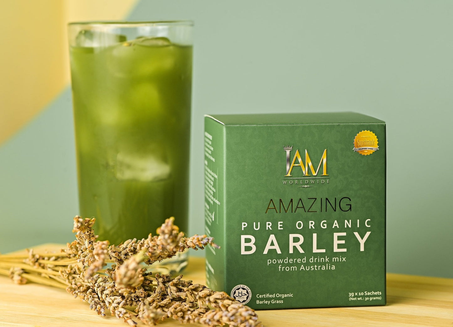 Barley Grass Powder - IAM Amazing Pure Organic Barley Powder - New Individual