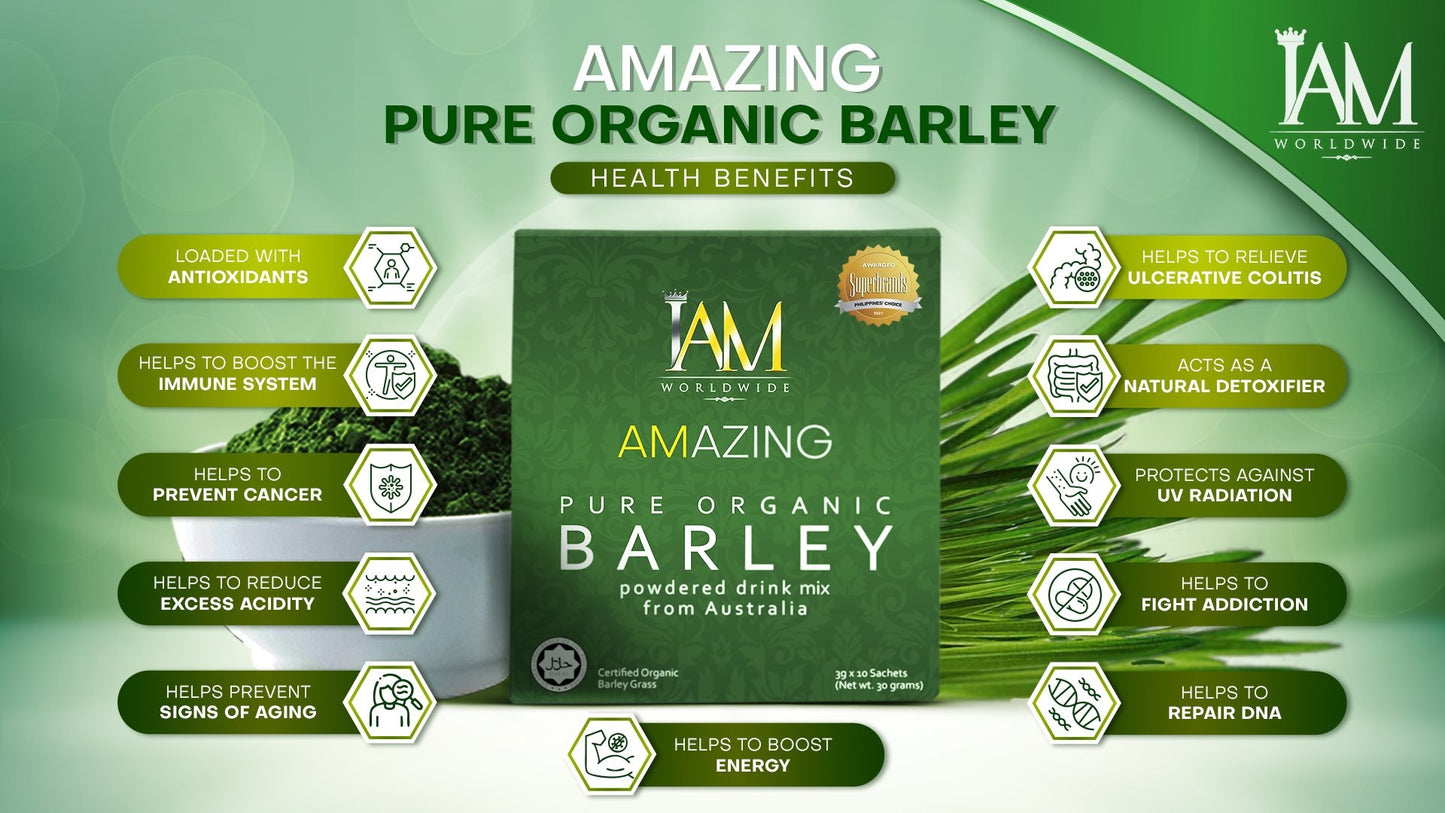 IAM Amazing Organic Pure Barley - Silver Package 17 boxes
