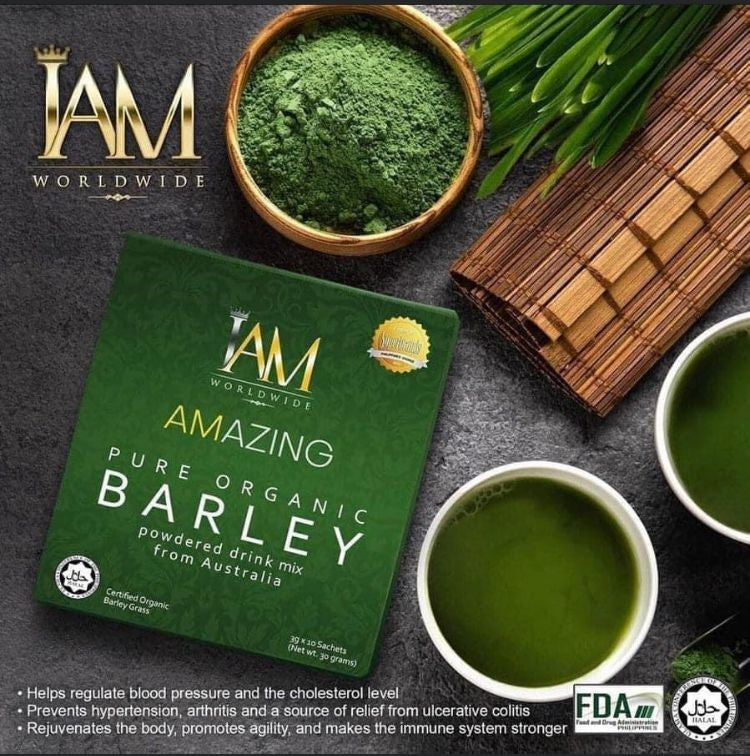 Barley Grass Juice Powder - Amazing Pure Organic Barley Powder Juice 3 boxes