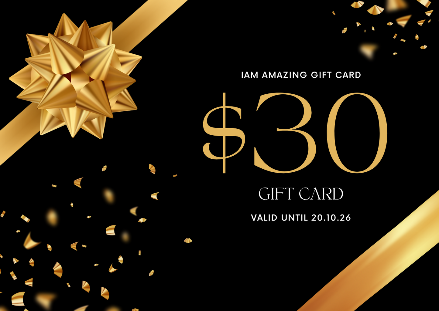 IAM Amazing Gift Card