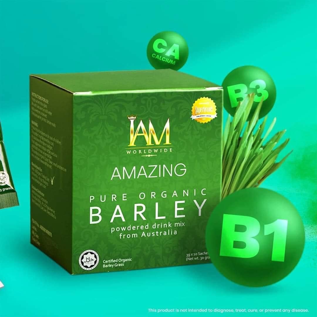 IAM Amazing Organic Pure Barley - Copper Package (6 Boxes)